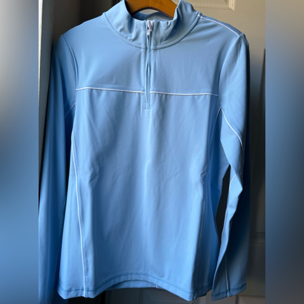 NWT vineyard vines Performance Quarter-Zip in Jake blue